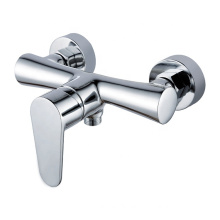 High Quality Chromed Single Handle Bathroom Faucet Mixer, Cheap Wall Mounted Brass Bath Shower Water Faucets